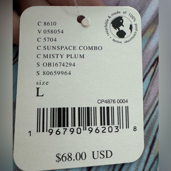 NWT Free People Movement Kindred Spirit Printed Tank (Large) - Picture 5 of 5